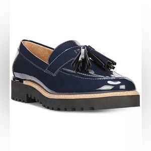 Franco Sarta Navy Loafers